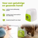 Jouet distributeur de récompenses pour chien avec balle de tennis – AFP Interactives Fetch'N'Treat Original – Image 4