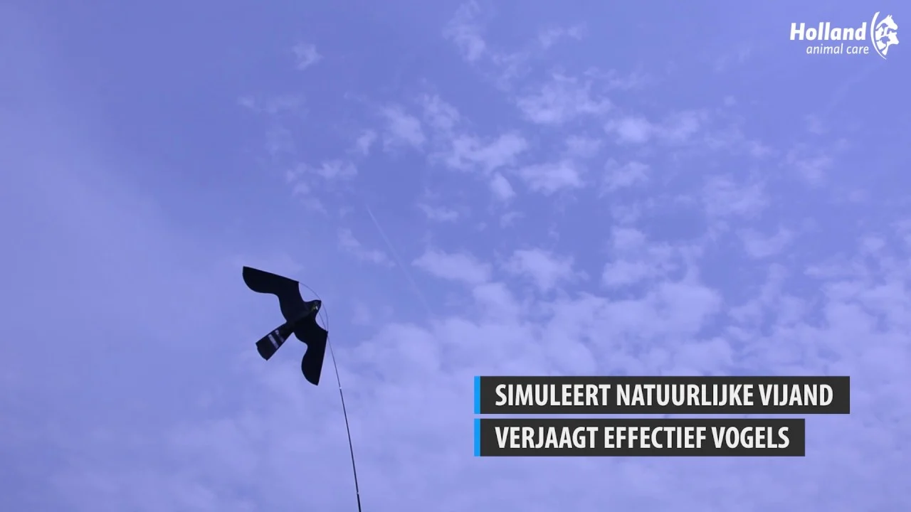 Kit de cerf-volant effaroucheur d’oiseaux avec mât télescopique de 7 mètres – Birdshield – Image 3