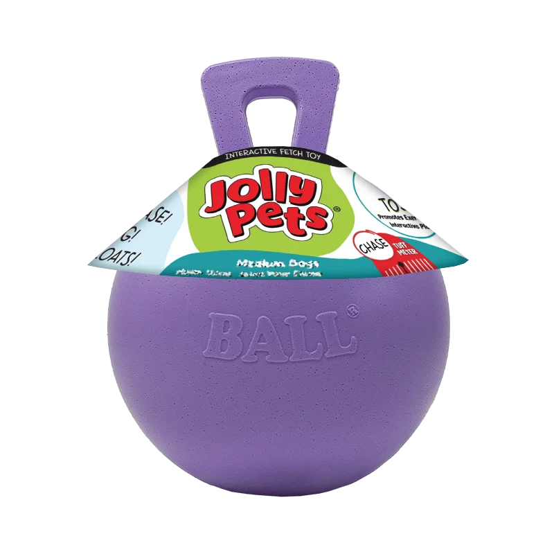 408LTPR-pkg-3.png Balle flottante pour chien, violet clair XL (25 cm) – Jolly Pets Tug-n-Toss – Image 1