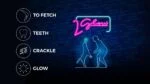 Os lumineux pour chien – 2 Glow Cracking & Tracking Bone – Image 2