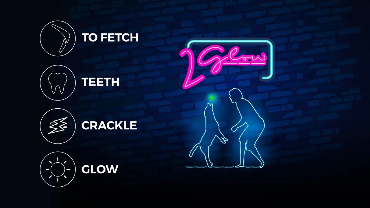 Os lumineux pour chien – 2 Glow Cracking & Tracking Bone – Image 2