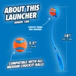 Lanceur de balle avec balle, 45 cm – Chuckit! Junior Ball Launcher – Image 2