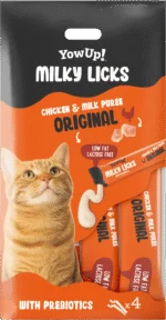 Friandise à lécher pour chats au poulet et au lait – YowUp! Milky Licks