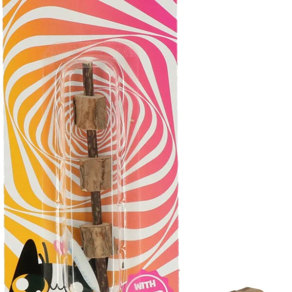 Jouet en bois pour chat avec MADNIP – Addicted! Triple Wood