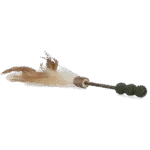 Canne à pêche pour chat avec balles, plumes et MADNIP – Addicted! Stick with Balls & Feathers – Image 2