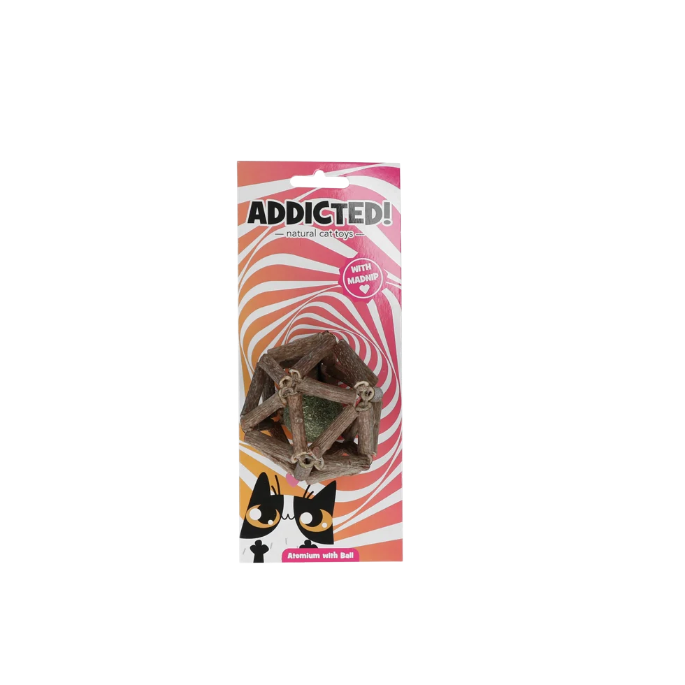 Jouet pour chat avec balle et MADNIP – Addicted! Atomium with Ball – Image 1