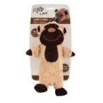 Peluche pour chien en fausse laine polaire avec bouteille crépitante, 27,5 x 18,5 x 9,7 cm – AFP Lambswool - Cuddle Crackler – Image 4
