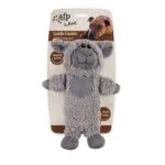 Peluche pour chien en fausse laine polaire avec bouteille crépitante, 27,5 x 18,5 x 9,7 cm – AFP Lambswool - Cuddle Crackler – Image 2