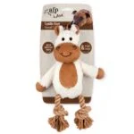 Peluche pour chien avec corde à tirer et couineur – AFP Lambswool - Cuddle Knot – Image 2
