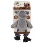 Peluche pour chien avec corde à tirer et couineur – AFP Lambswool - Cuddle Knot – Image 3
