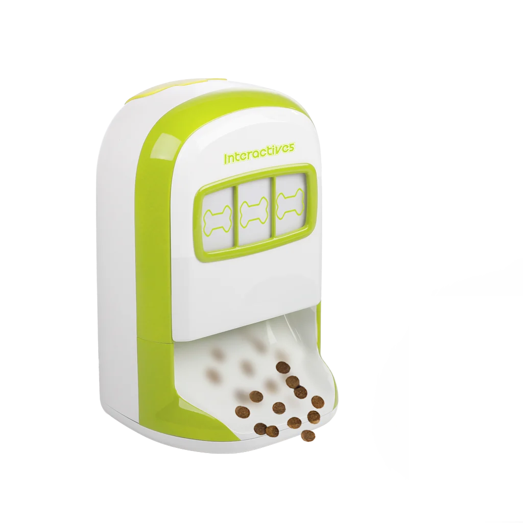 Distributeur de friandises pour chien avec télécommande en forme de balle – AFP Interactives - Lucky Treat with Rolling Ball – Image 4