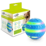 Balle pour chien lumineuse et en mouvement, rechargeable par USB – AFP Interactives Motion Activated Action Ball