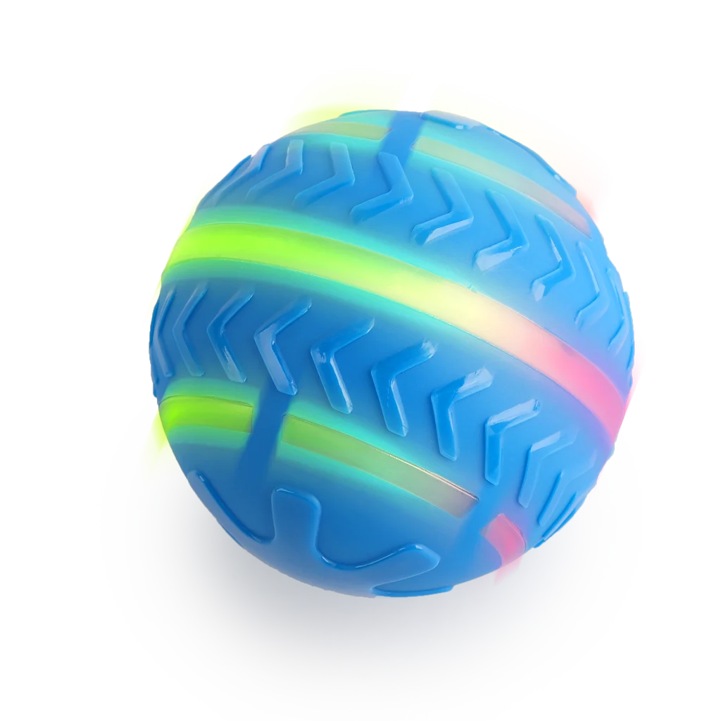 Balle pour chien lumineuse et en mouvement, rechargeable par USB – AFP Interactives Motion Activated Action Ball – Image 2