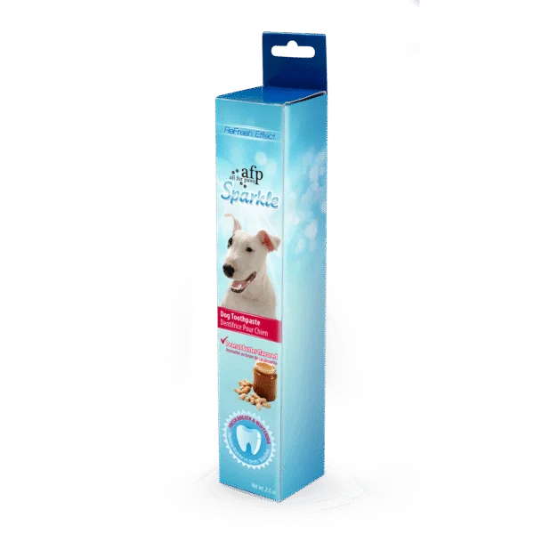 Dentifrice pour chien goût beurre de cacahuète, 60 g – AFP Sparkle Toothpaste