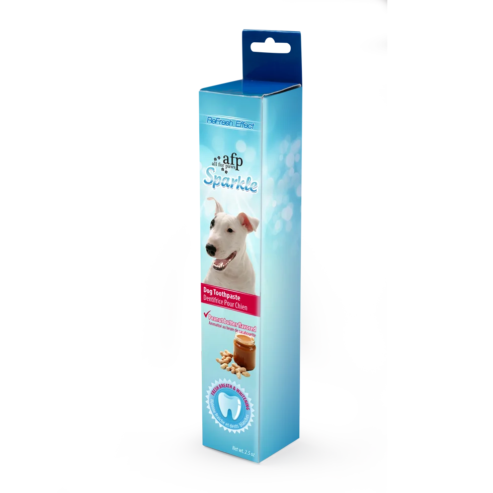 AFPH03358.png Dentifrice pour chien goût beurre de cacahuète, 60 g – AFP Sparkle Toothpaste – Image 1