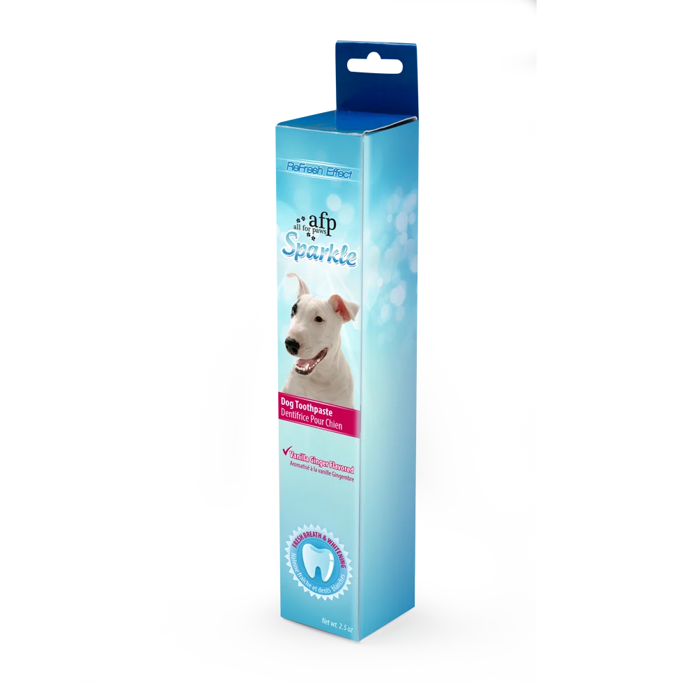 Dentifrice pour chien à la vanille et au gingembre, 60 g – AFP Sparkle Toothpaste – Image 1