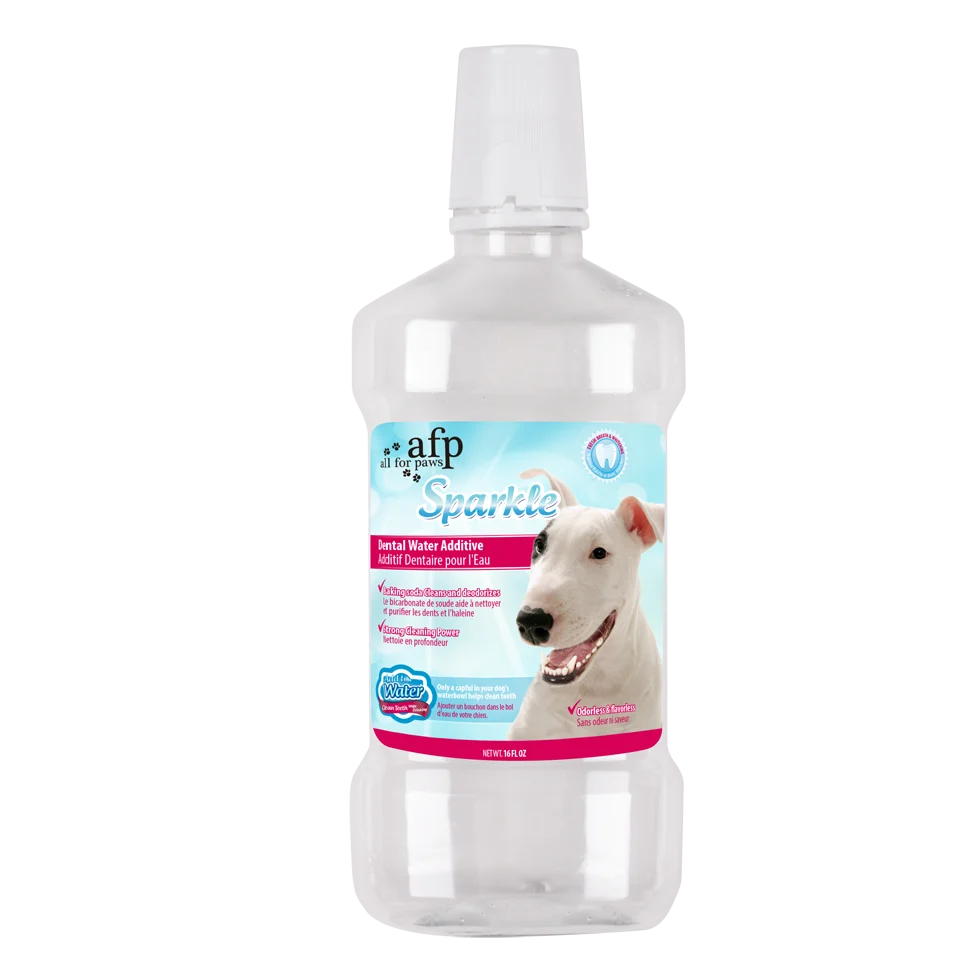 Additif pour l’eau de boisson des chiens, 475 ml – AFP Sparkle Dental Water Additive – Image 1