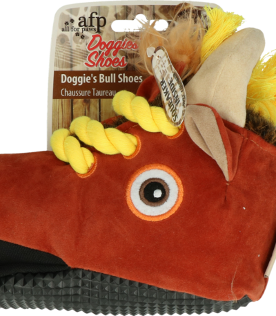 Jouet chaussure pour chien avec corde en coton et couineur, 18 x 8 x 16 cm – AFP Doggies' Shoes Stier