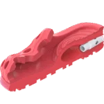 Jouet à mâcher en caoutchouc en forme de pantoufle avec couineur à ultrasons, M 14,5 x 7 cm – AFP Doggies' Shoes - Air Pups Slipper – Image 3