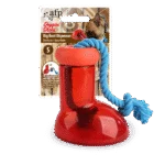 Distributeur de nourriture pour chiens en forme de botte avec corde, 10 x 10 cm – AFP Doggies' Shoes Big Boot Dispenser S