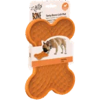 Tapis de léchage pour chiens avec reliefs et ventouses, 20 x 14 cm – AFP Bone Appetit - Tasty Bone Lick Mat S