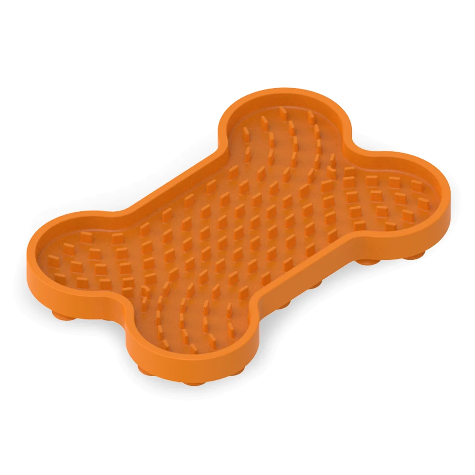 Tapis de léchage pour chiens avec reliefs et ventouses, 20 x 14 cm – AFP Bone Appetit - Tasty Bone Lick Mat S – Image 3