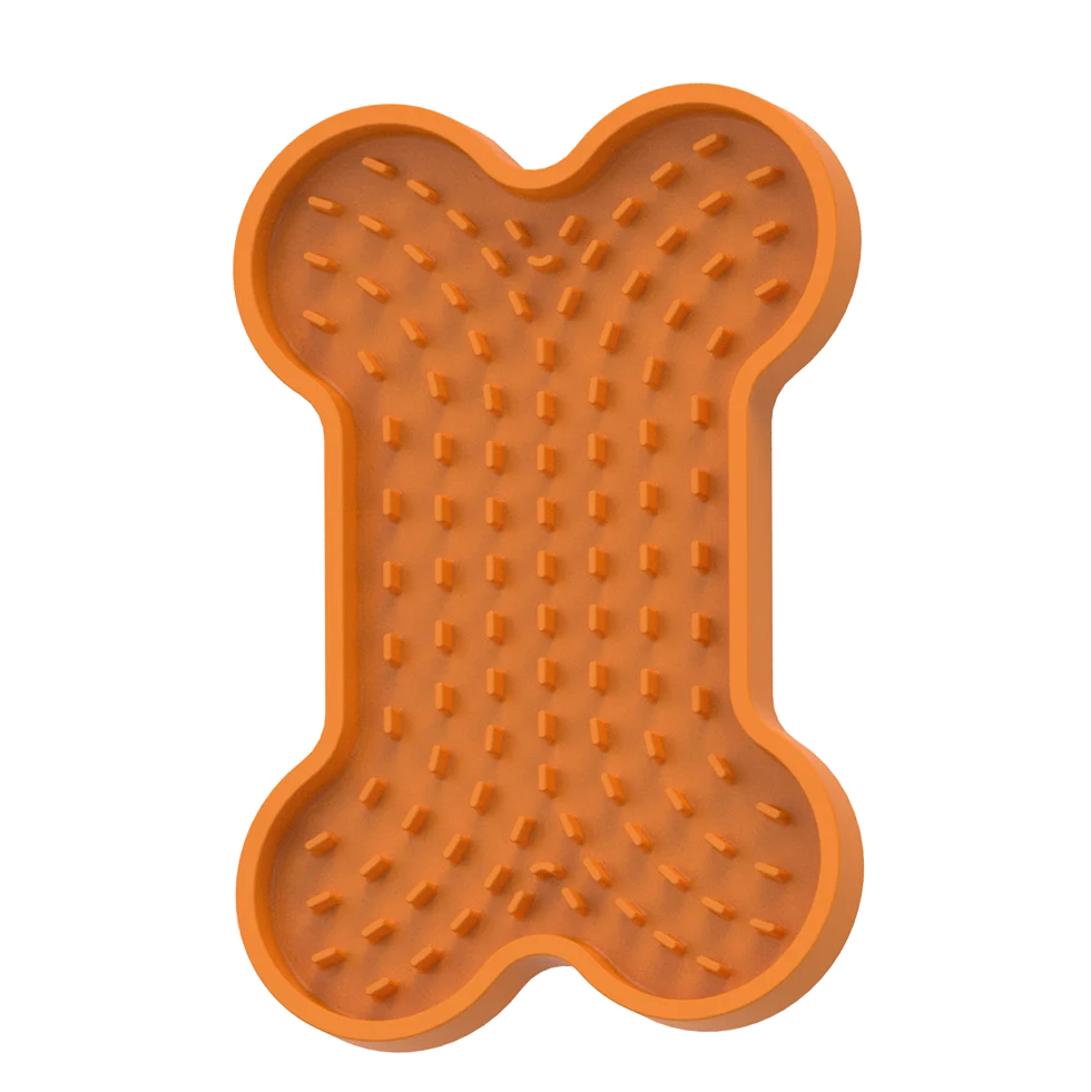 Tapis de léchage pour chiens avec reliefs et ventouses, 20 x 14 cm – AFP Bone Appetit - Tasty Bone Lick Mat S – Image 2