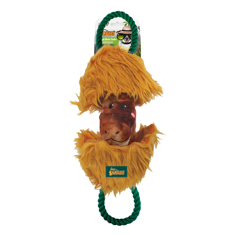 Hondenknuffel van Verschillende Materialen – AFP Safari - Leave me Alone Slang Peluche pour chien en matériaux variés – AFP Safari - Leave me Alone Serpent