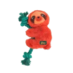 Peluche pour chien avec corde à mâcher et couineur, 31 x 17,5 x 6 cm – AFP Safari - Rope Cuddle paresseux – Image 3