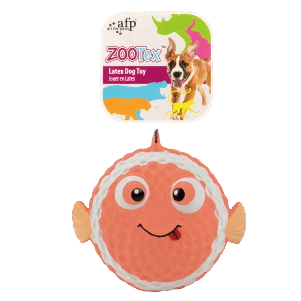 Jouet pour chien en latex poisson clown avec couineur – AFP Bouncy Clown Fish