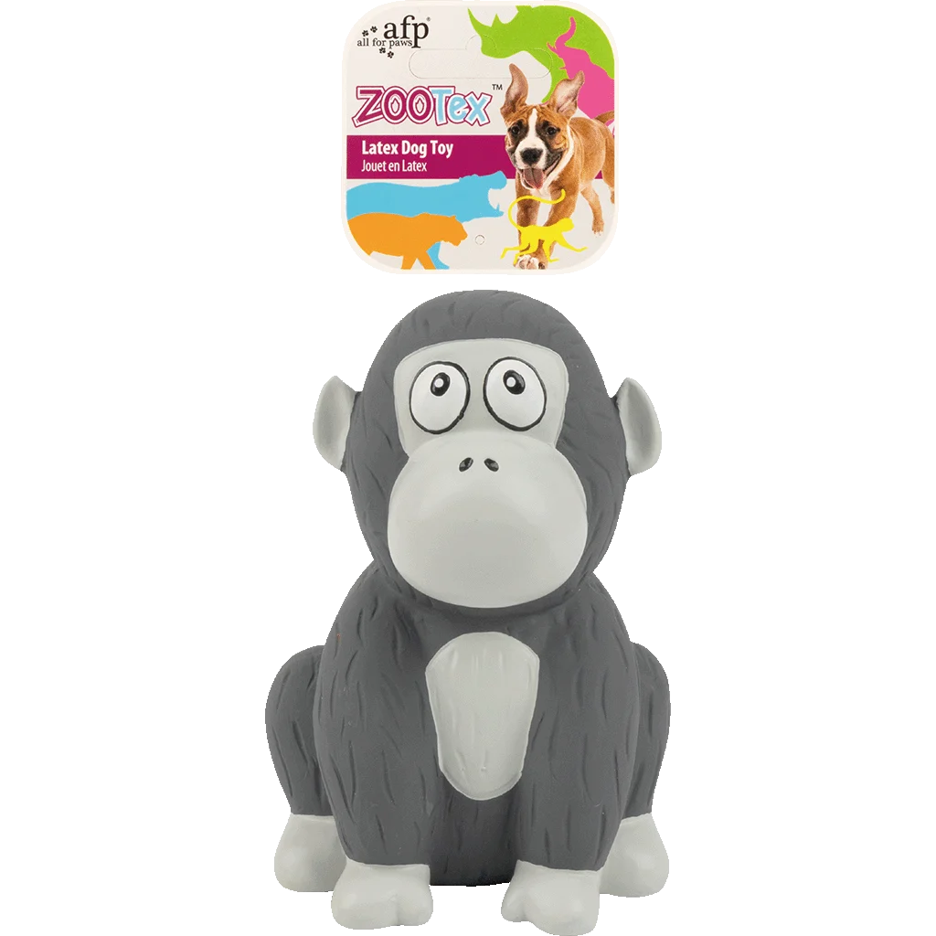 Jouet pour chien en latex avec couineur – AFP ZooTex Gorilla Jack – Image 1