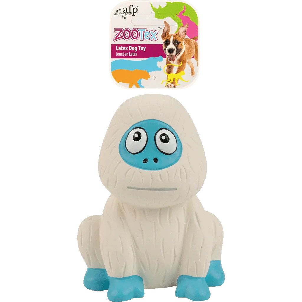 Jouet pour chien en latex avec couineur – AFP ZooTex Yolanda the Yeti – Image 1