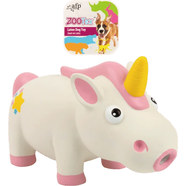 Jouet pour chien en latex avec couineur, taille L – AFP ZooTex Penelope the Unicorn