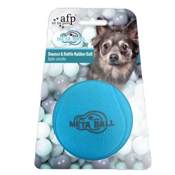 Balle pour chien en caoutchouc avec cliquetis, ø 6,3 cm – AFP Meta Ball Bounce & Rattle Ball