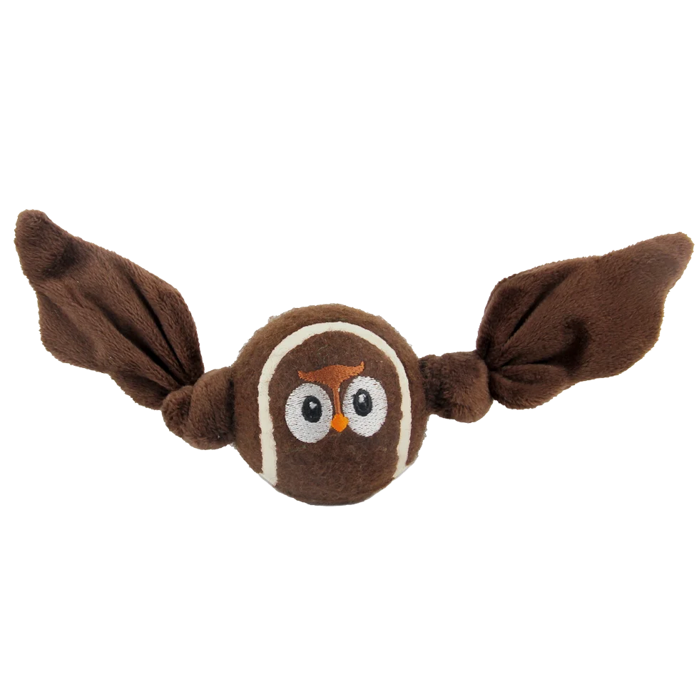 Balle pour chien en forme de chouette avec ailes douces, 20 x 14 x 1,5 cm – AFP Meta Ball Ball Uil – Image 2