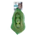 Ensemble de balles pour chien dans une cosse de cacahuète, 3 balles avec couineur, ø 6,3 cm – AFP Meta Ball Ball Set w/ Peanut pod
