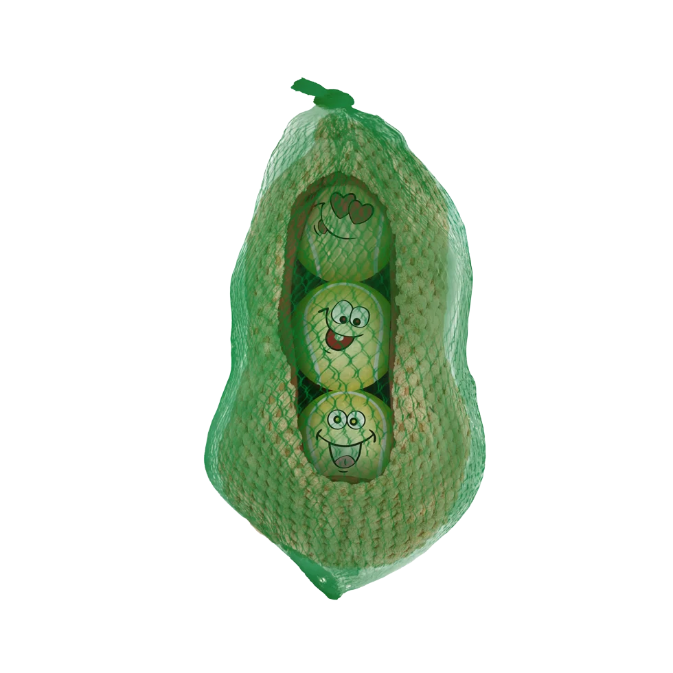 Ensemble de balles pour chien dans une cosse de cacahuète, 3 balles avec couineur, ø 6,3 cm – AFP Meta Ball Ball Set w/ Peanut pod – Image 3