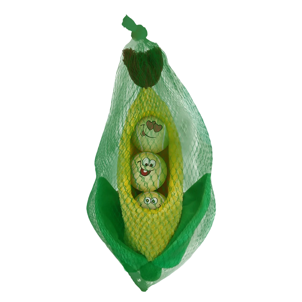 Set de balles pour chien dans un épi de maïs, 3 balles avec couineur, ø 6,3 cm – AFP Meta Ball Ball Set w/ Corn Pod – Image 3