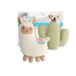 Set de jouets pour chiot avec peluche et couineurs, 2 pièces – AFP Little Buddy 2-Pack Toy Fiesta