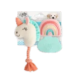 Ensemble de jouets pour chiots avec 2 peluches et couineurs, 3 pièces – AFP Little Buddy 3-Pack Toy Wonderland