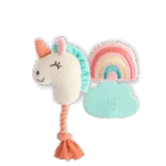 Ensemble de jouets pour chiots avec 2 peluches et couineurs, 3 pièces – AFP Little Buddy 3-Pack Toy Wonderland – Image 2