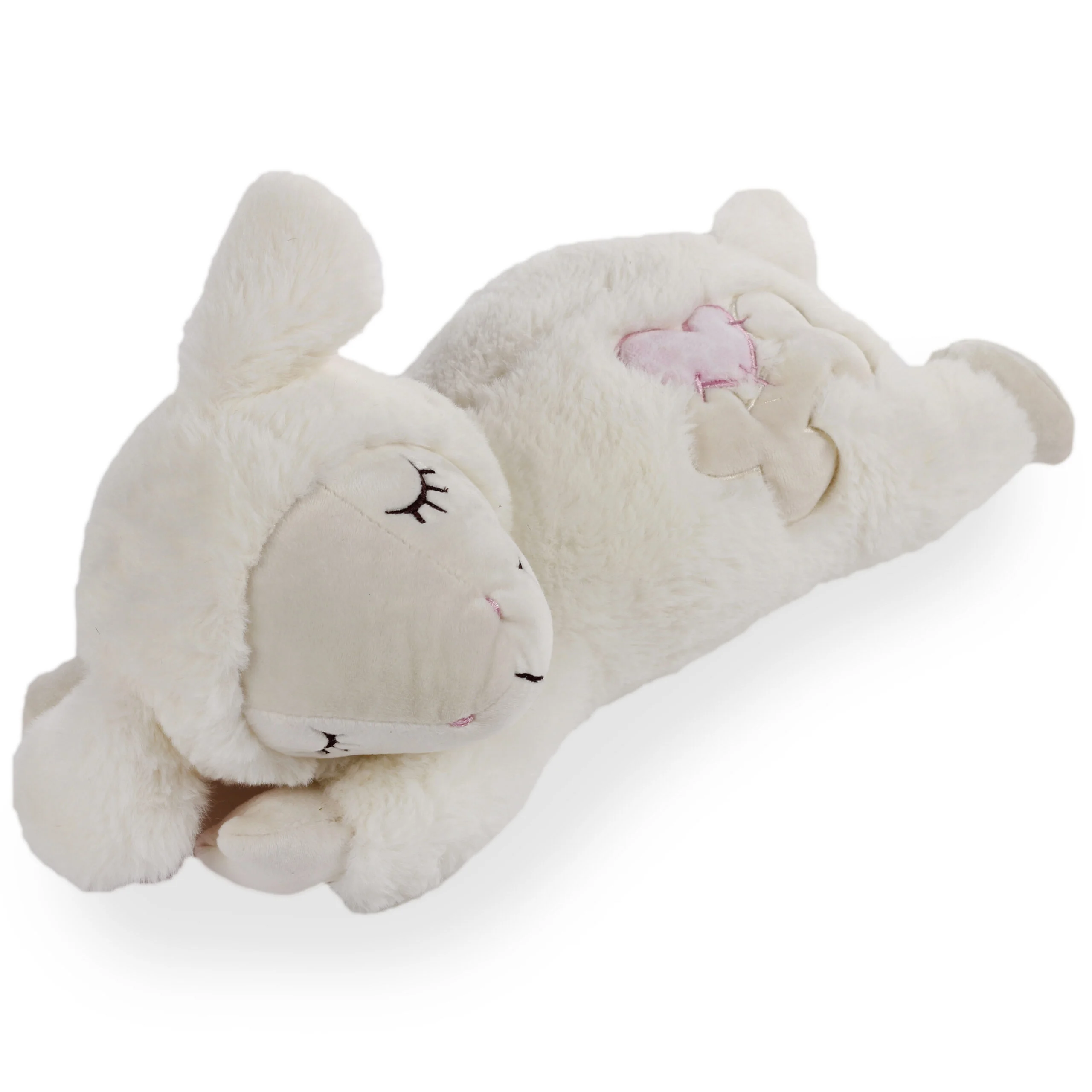 Peluche pour chien Mouton avec battement de cœur, 36 x 18 cm, AFP Little Buddy, Heart Beat Sheep – Image 3
