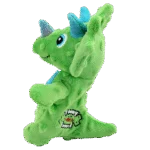 Peluche pour chien avec couineur et matière qui crépite, environ 18 cm – AFP My T-Rex Thomas the Mini Triceratops S – Image 3