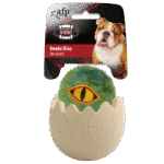 Jouet pour chien avec compartiment à friandises, 8 x 8 x 10,3 cm – AFP My T-Rex Awake Dino