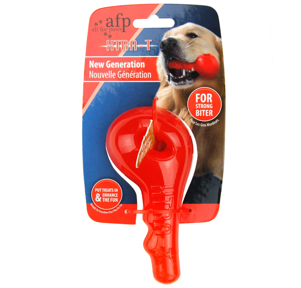 Jouet à mâcher en caoutchouc souple, L 14 x 6 x 6 cm – AFP XTRA-T - New Generation – Image 1