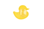 Canard de bain pour chien avec ventouse et picots en silicone, 13 x 10 cm – AFP Calm Paws - Bath Anti-anxiety Duck – Image 5