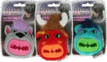 Peluche pour chien monstre vert avec cachette à friandises, env. 10 cm – AFP Treats In "V" Hiders - Treat Hider Small – Image 3