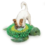 Tapis de fouille en polaire pour chien, tortue de mer – AFP Dig It - Treat Mat – Image 2