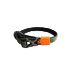 Collier pour chien en néoprène à coutures réfléchissantes, vert olive M, 35 à 55 cm x 2 cm – AFP Off Street – Image 2