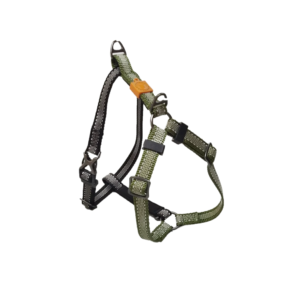 Harnais anti traction pour chien, déperlant, vert olive, taille XL, 70 à 100 cm – AFP Off Street – Image 2